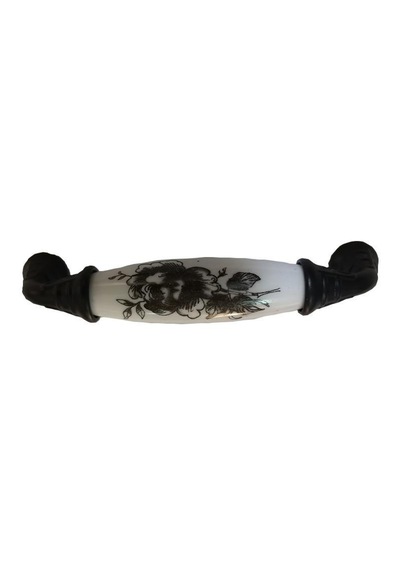 Klasik Silindir Kulp Mat Siyah 96 Mm