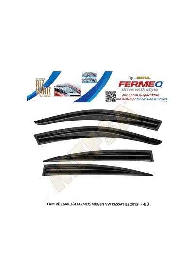 Cam Rüzgarlığı Fermeq Mugen Vw Passat B8 2015+  4lü