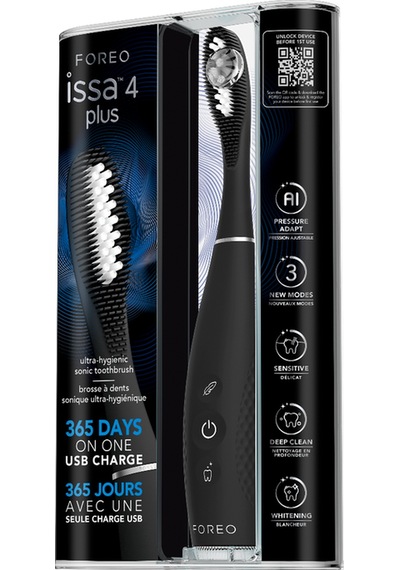 Issa 4 Plus Akıllı Hybrid Silikon Sonik Diş Fırçası,black