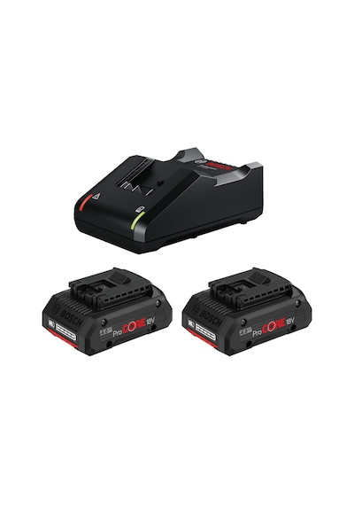 Bosch GAL 18V-40 + 2 x ProCORE 4.0Ah Çift Akü ve Şarj Cihazı Seti - 1600A01BA3