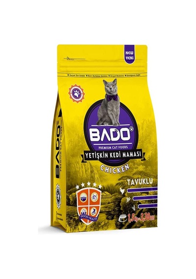 Bado Tavuklu Yetişkin Kedi Maması 1500 G