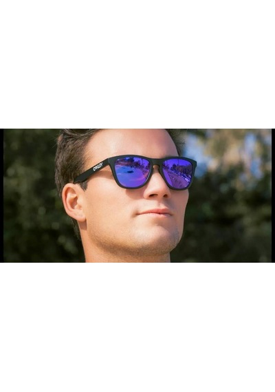 Oakley Frogskins Polarize Güneş Gözlüğü Matte Black Prizm Black Polarized 9013