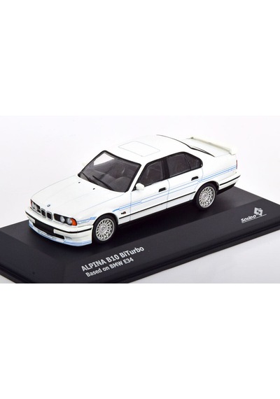 1:43 Ölçek Solido 1994 Bmw Alpina B10 E34 Diecast Metal Minyatür Model Araba 10cm