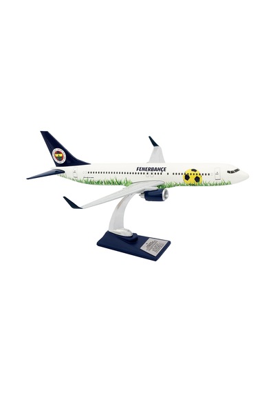 Zekupp Boeing 737-800 1/100 Ölçek Fenerbahçe Lisanslı Stadyum Tasarım Maket Uçak