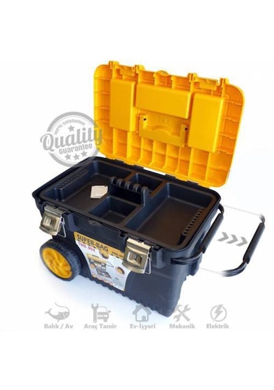 Super-Bag Pro Mobil Büyük Tekerlekli Takım Çantası