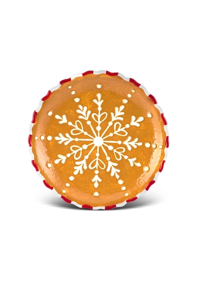 Karaca New Year Yılbaşı Gingerbread Pasta Tabağı 20 Cm