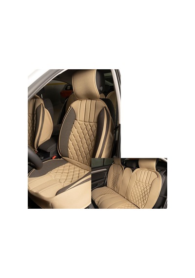 Elegance 5'Li Set Minder Bej-Koyu Bej / Klmny541