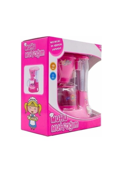 Yh129-2 Oyuncak Mini Kahve Makinası Pilli -mega