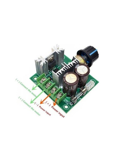 Dc Motor Hız Kontrol Devresi 12V 40V 10A 400W Dc Motor Sürücü