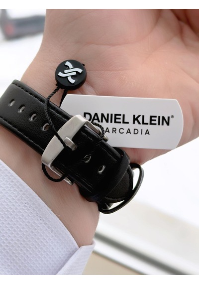 Daniel Klein Deri Kordon Takvimli Kadran 2 Yıl Garantili 3 Atm Dayanıklı Erkek Kol Saati Es14272-5 Gri