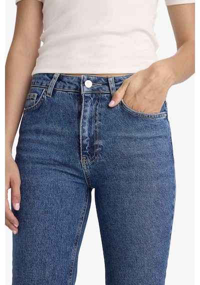 Defacto Comfort Straıght Mavi Kadın Jean Pantolon D8154ax/nm34 Mavi