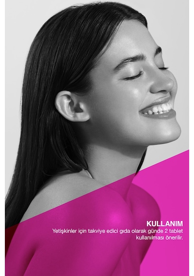 Bioxcin Women's Skin 30 Tbl - Glutatyon, Elastin, Biotin, Çinko, Kolajen, Hya Asit, Magnezyum, Cilt Vitamini