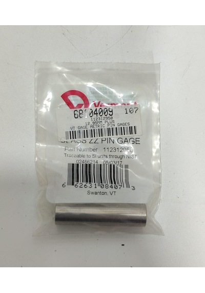 Vermont Gage Çelik Pin Kontrol Eşi 12,95mm