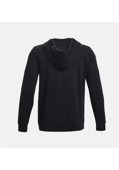 Under Armour Ua Essential Fleece Fz Hood Erkek Sweatshirt-26943-siyah Siyah