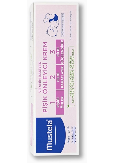 Vitamin Barrier Cream 1 2 3 Pişik Kremi 100 Ml