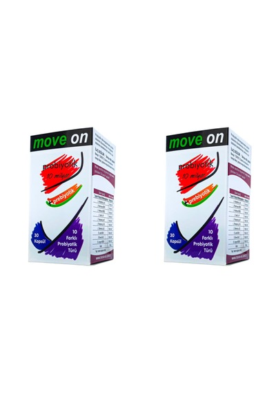 Move On Probiyotik 10 Milyar Probiyotik 2 x 30 Kapsül
