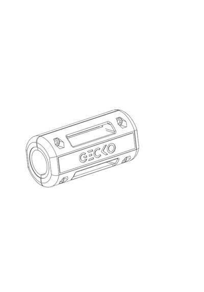 Motosiklet Koruma Demiri Takozu Gecko Universal Yuvarlak 65 Mm 2 Li Siyah