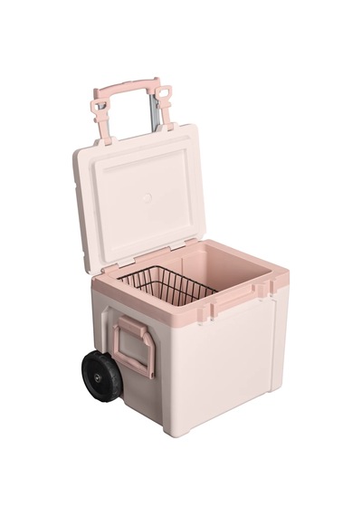 Stanley Adventure Wheeled Soğutucu Çanta 47 Lt / Rose Quartz Pudra