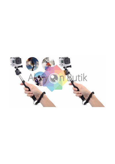Aksiyon Kamera - Monopod Ve Telefon Tutucu Çok Renkli