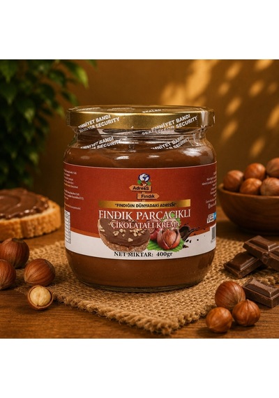 Adress Fındık Fındık Parçacıklı Çikolatalı Krema 400 G