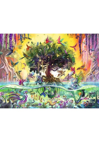 Ravensburger 1500 Parça Beautiful Sea Unicorn And Friend Puzzle