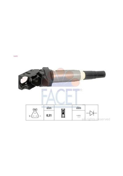 Bmw 520i E60 Bobin 2004-2007 M54b22 Facet 96375