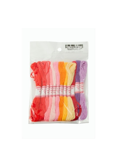 Muline İp Seti 12 Adet Çok Renkli