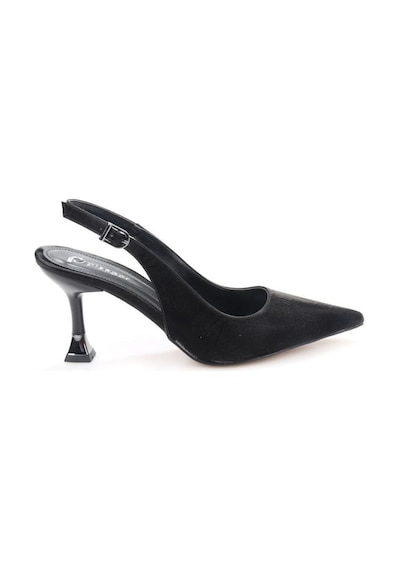 Pisagor Ps-32140 7 Cm Topuklu Kadın Stiletto Abiye Ayakkabı siyah