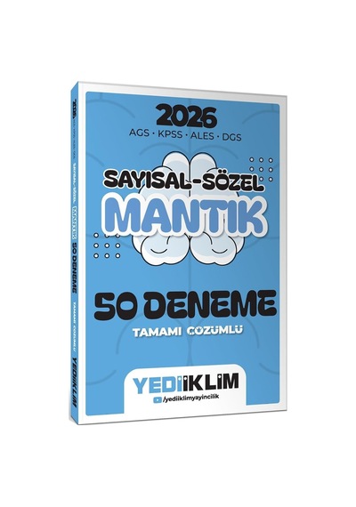 2026 Ags Kpss Ales Dgs Sayısal Sözel Mantık Tamamı Çözümlü 50 Deneme