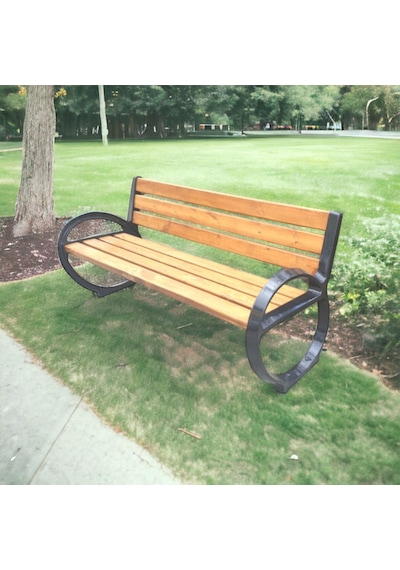 Dış Mekan Oturma Bankı, Alüminyum Döküm Park Bankı-317