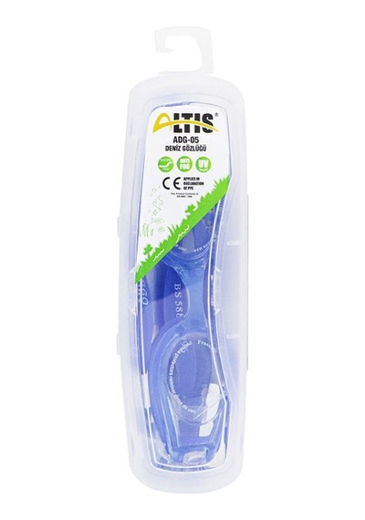 Adg05 Yüzücü Gözlüğü Çocuk Mavi Çok Renkli