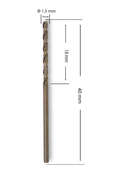 MTE 5,5 mm Paslanmaz Matkap Ucu Altın Seri HSS-E DIN 338