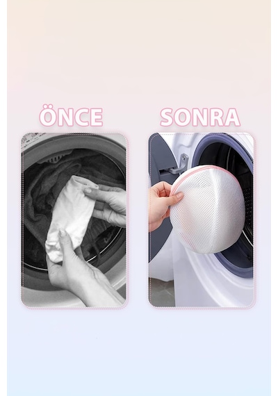 Çamaşır Yıkama Filesi 1 Adet Fermuarlı Sütyen Çamaşır Torbası Yıkama Topu Seyehat Organizer Tr Diğer