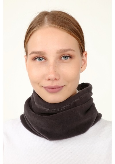 Seva Unisex Füme Polar Boyunluk Ve Bere Antrasit