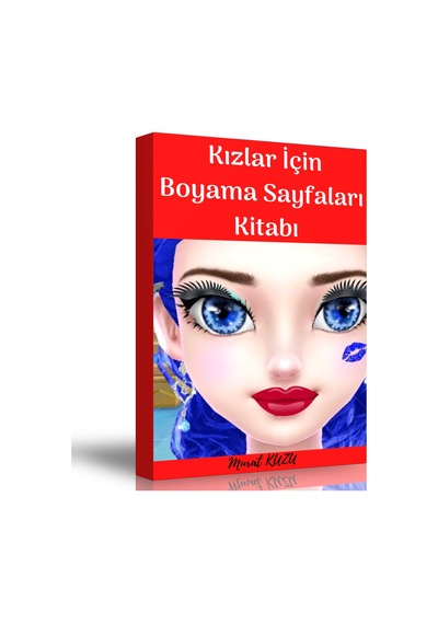 Kızlar İçin Boyama Sayfaları Kitabı