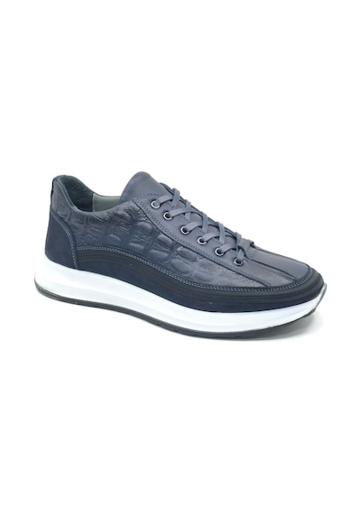 Dropland 9141 Hakiki Deri Erkek Casual Ayakkabı Lacivert