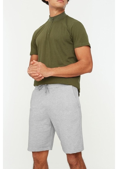Uyguntarz Spor Penye Short Gri