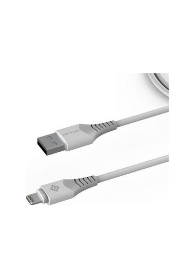 Novoo MFi Sertifikalı 12W USB-A to Ligthning Apple Uyumlu iPhone / iPad Hızlı Şarj ve Data Kablosu 1.8 Metre