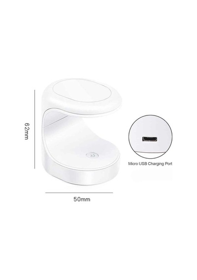 Kalıcı Oje Kurutucu Mini Uv Işınlı Taşınabilir Hızlı Ve Pratik Oje Kurutucu Siyah