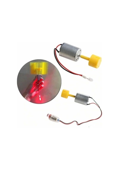 Mini Rüzgar Gülü Jeneratörü Motor Türbin Kanatlı Led Göstergeli