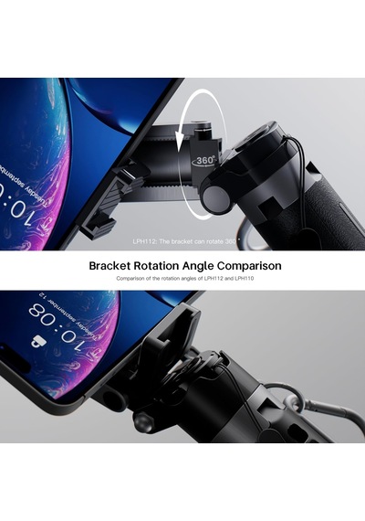 Tr Lph112 Dolgu Işıklı 360 Derece Dönebilen 3in1 Selfie Çubuğu Ve Tripod Siyah