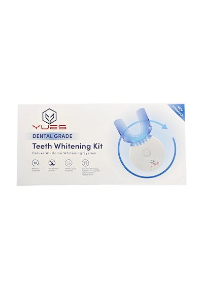 Diş Beyazlatma Kiti, Led Işıklı Ev Tipi Diş Beyazlatıcı Set, 3 X 3 Ml Whitening Gel, Ağızlık Ve Sonuç Skalası, Kahve Çay Sigara Lekeleri İçin