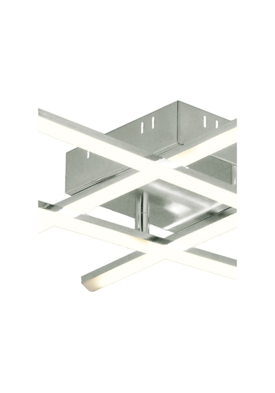 Pl 06 4 Model Krom 3 Renkli Salon Ve Oturma Odası İçin İdeal Alüminyum Avize, 10x55 Krom