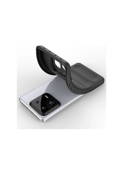 Xiaomi 13 Pro Uyumlu Silikon Kılıf - Kamera Korumalı Esnek Yeni Nesil Airbag Kapak - Bordo