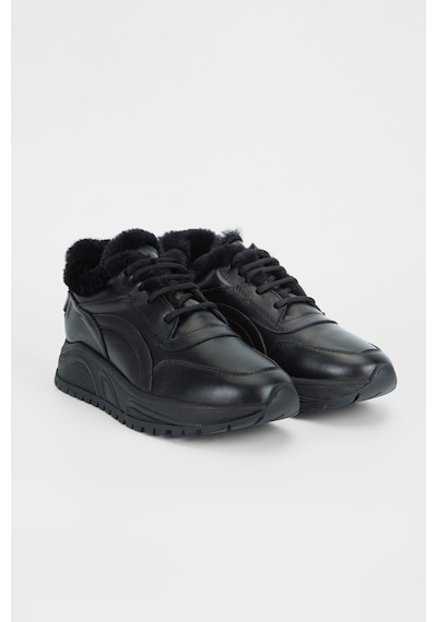 Valmenti Kadın Siyah Hakiki Deri Sneakers & Spor Ayakkabı 775 1745 Bn Ayk Sk23/24 Siyah
