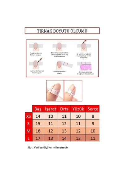 100 Adet Jel Tips Badem Orta Uzunlukta Protez Takma Tırnak Seti S