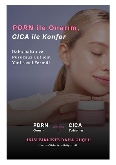 Botavee Pdrn, Cica Hassas Ciltler İçin Onarıcı, Canlandırıcı Ve Nemlendirici Yüz Kremi - 50 Ml