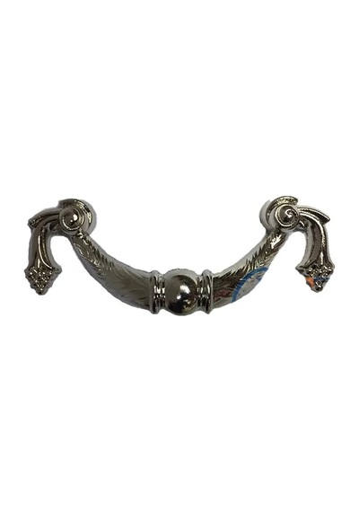 Dekoratif Zamak Üzümlü Kulp - 64mm, Nikel, 1 Ade Fced7 Diğer