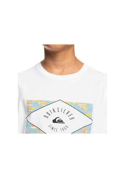 Quiksilver Circled Line Erkek Çocuk Tişört Beyaz