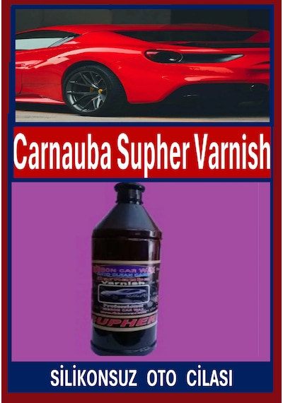 Rb Carnauba Supher Varnish Oto Boya Cilası 1 Kg Oto Cilası